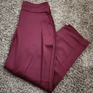 Express Super High Waisted Straight Ankle Pants